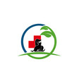 pets logo vector image vector image