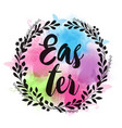abstract greeting card for easter vector image vector image