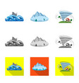 natural and disaster icon vector image
