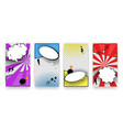 trendy editable set templates for social media vector image vector image