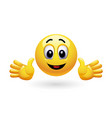 Smiley gesturing with his hands Royalty Free Vector Image