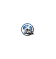 container truck shipping icon logo vector image