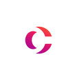 letter c logo icon design template elements vector image