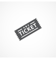 ticket icon vector image vector image