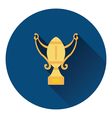 american football trophy cup icon vector image