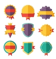 modern flat design badges collection vector image