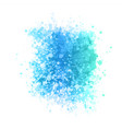 watercolour texture in blue and teal vector image vector image