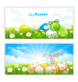 easter banners vector image vector image