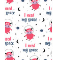 pattern with bulls vector image vector image