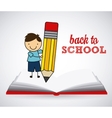 back to school design vector image