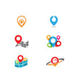 location point icon logo vector image