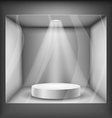showcase vector image vector image