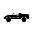 car icon in flat style symbol vector image
