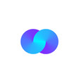endless loop symbol logo icon mobius vector image vector image
