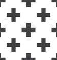 plus seamless pattern vector image vector image