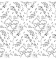 seamless pattern with flying kites vector image