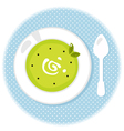 pea soup vector image
