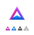 modern colorful abstract logo element vector image vector image