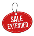 sale extended label or price tag vector image