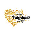 valentines day card stylized template vector image vector image