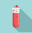potion test tube icon flat style vector image