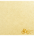 bicycle and paper vector image