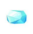 green blue crystal gem turquoise jewel gemstone vector image