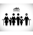 family design vector image
