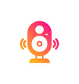speaker icon computer component sign sound vector image