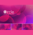 circle abstract background - purple vector image