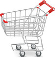 shopping supermarket cart vector image
