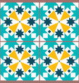 lisbon geometric tiles seamless pattern vector image