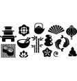 zen icons vector image vector image