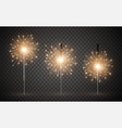 holiday celebration bright bengal light realistic vector image vector image