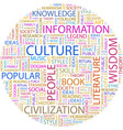culture vector image