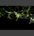 abstract background with plexus network vector image vector image