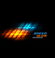 abstract sport dynamic glowing speed background vector image