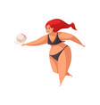 body positive woman vector image