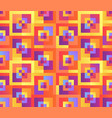 colorful mosaic geometrical cover design vector image vector image