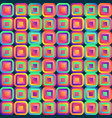 vivid abstraction with multicolored cubes arranged vector image vector image