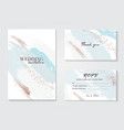 abstract grunge blue white pattina greeting card vector image vector image
