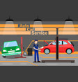 automobile maintenance advertising banner template vector image