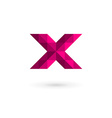 letter x mosaic logo icon design template elements vector image vector image