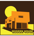 modern house vector image