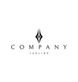 logo on which an abstract image of an ink vector image