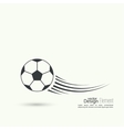 icon soccer ball vector image
