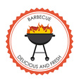 menu bbq vector image vector image