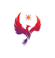 phoenix icon vector image vector image