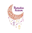 ramadan kareem theme vector image