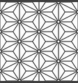 seamless geometric pattern black linear pattern vector image vector image